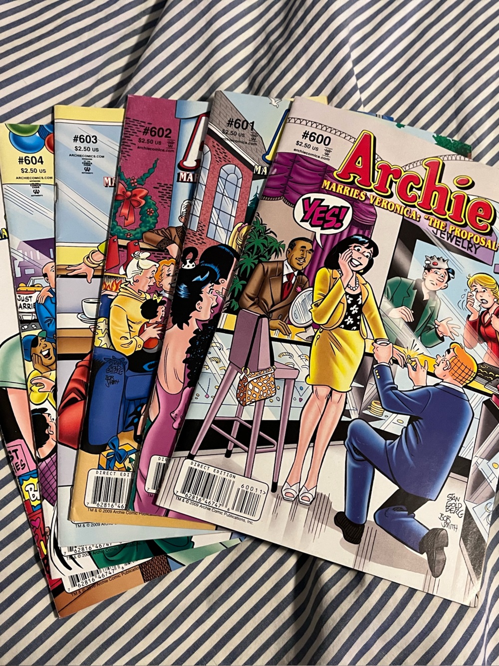Archie Comics Archie Marries Veronica & Archie Marries Betty 6 Comic Book Lot